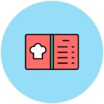 Easy restaurant menu upload - two Domains - 2 Domains - icon